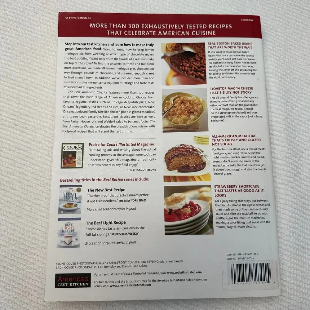Cooks Illustrated American Classics cookbook ATK tested